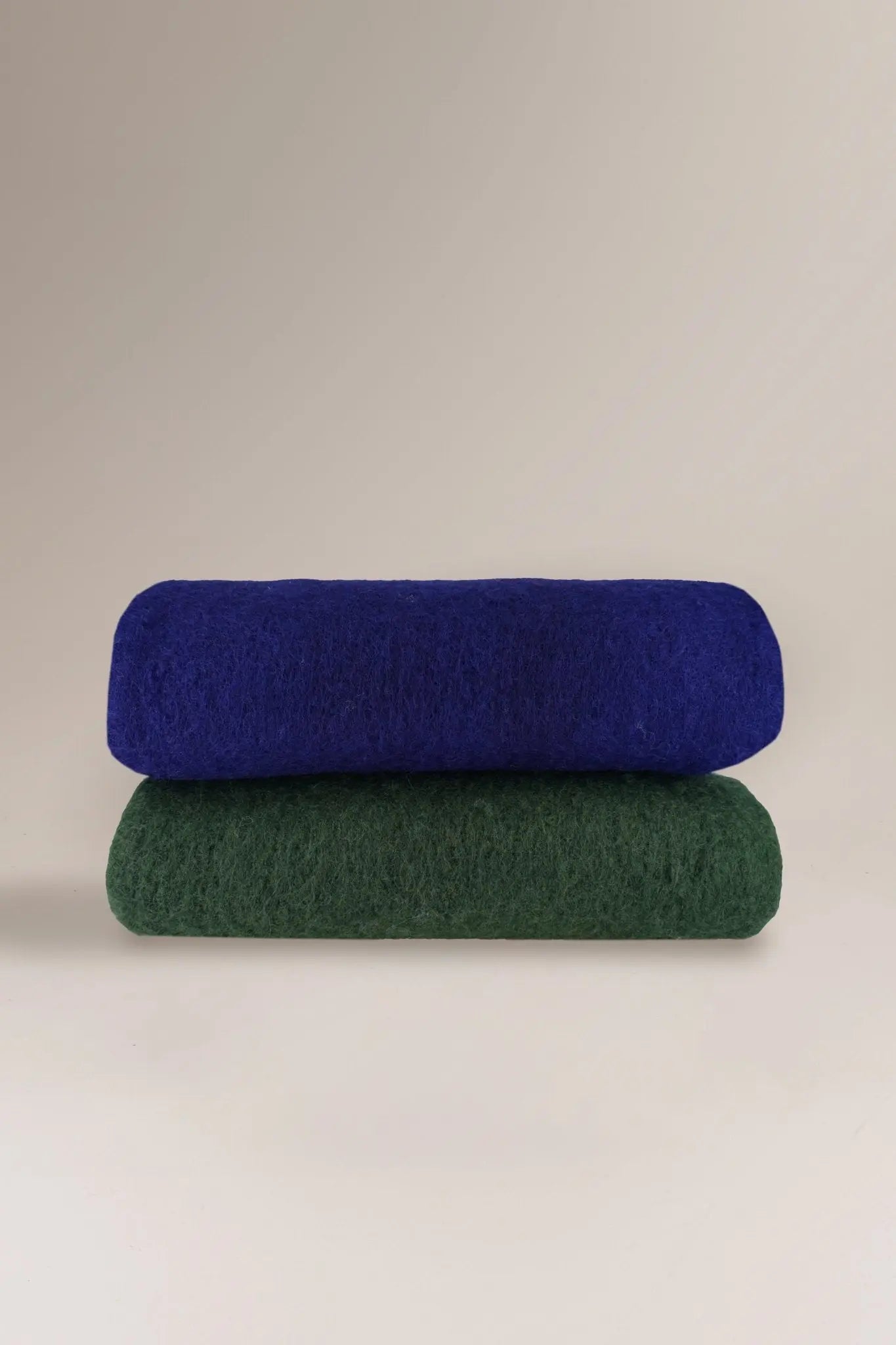 Plaid Laine N°83 Khaki/Ink Blue - Moismont