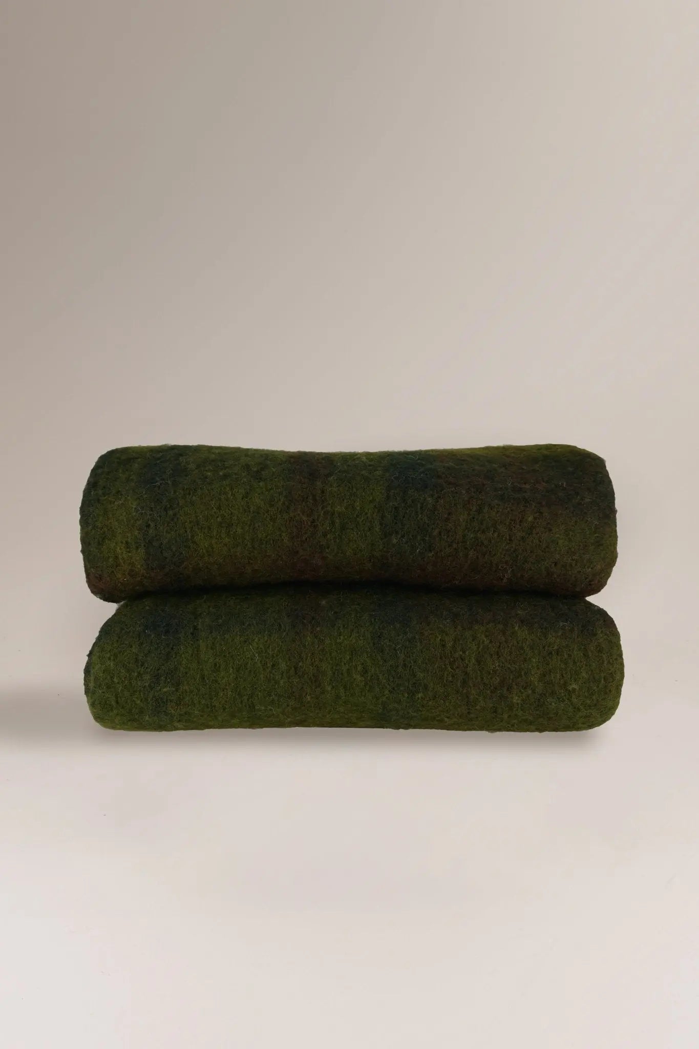 Plaid Laine N°84 Khaki - Moismont