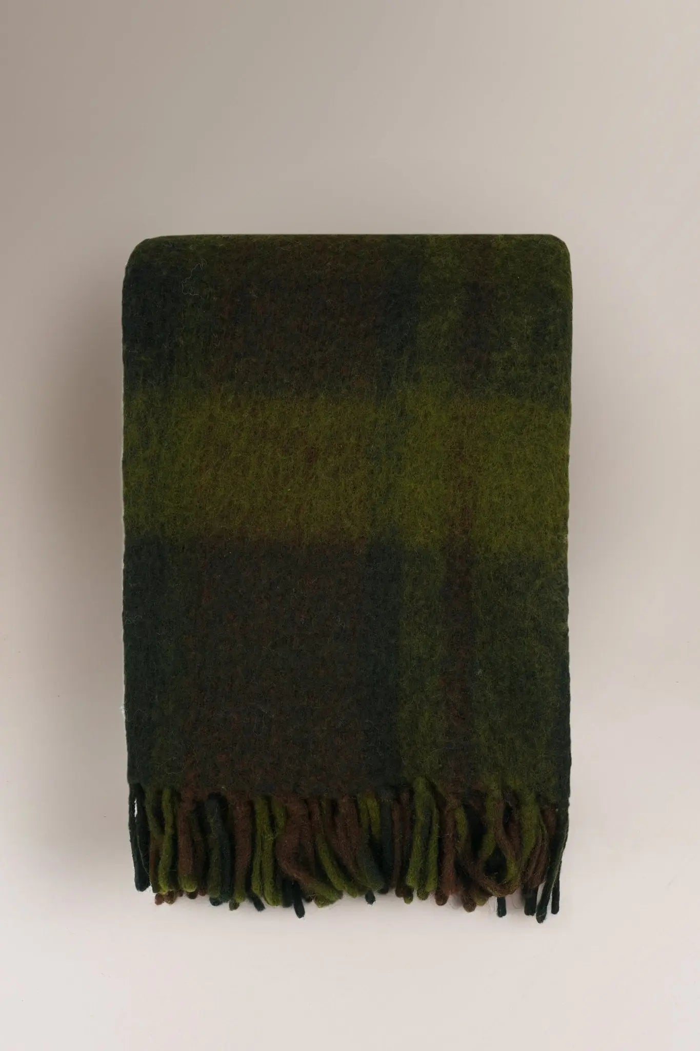 Plaid Laine N°84 Khaki - Moismont