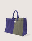 Sac Cabas N°39 Block Khaki/Ink Blue - Moismont