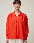 Chemise Malou N°731 Popeline Poppy Red - Moismont