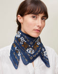 Foulard N°652 Navy Blue - Moismont