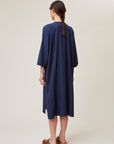 Robe Annouck N°734 Stripes Navy Blue - Moismont